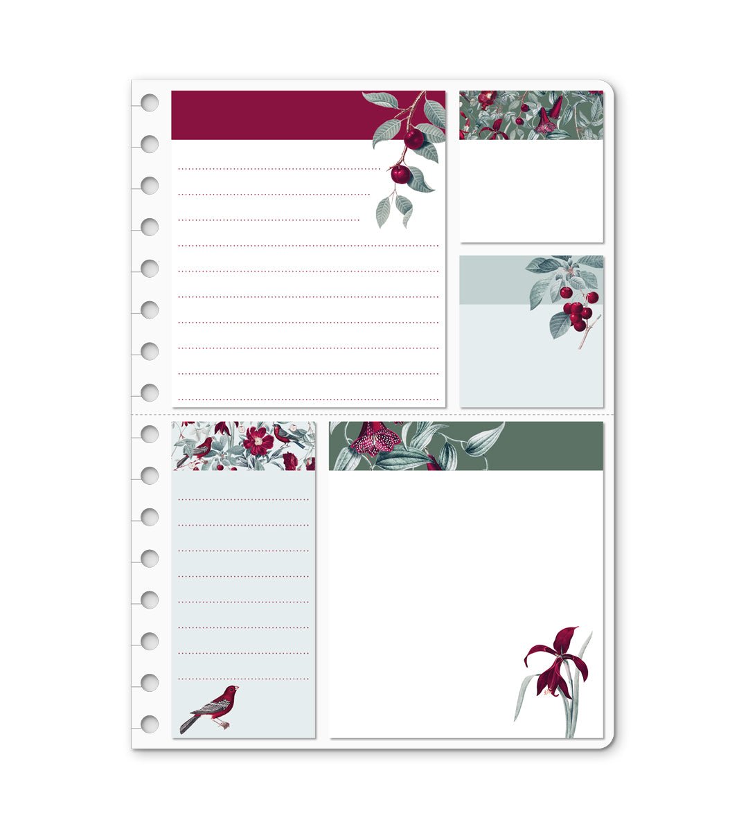 Kit - Cherry me up till almanacka - storlek A5, A4 - Personal Planner