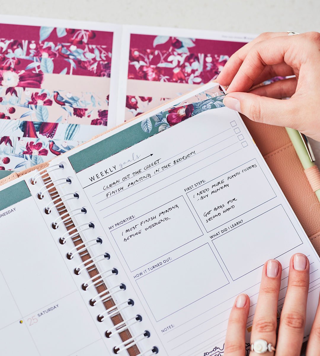 Kit - Cherry me up till systemkalender - storlek A5 - Personal Planner