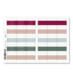 Kit - Cherry me up till systemkalender - storlek A5 - Personal Planner
