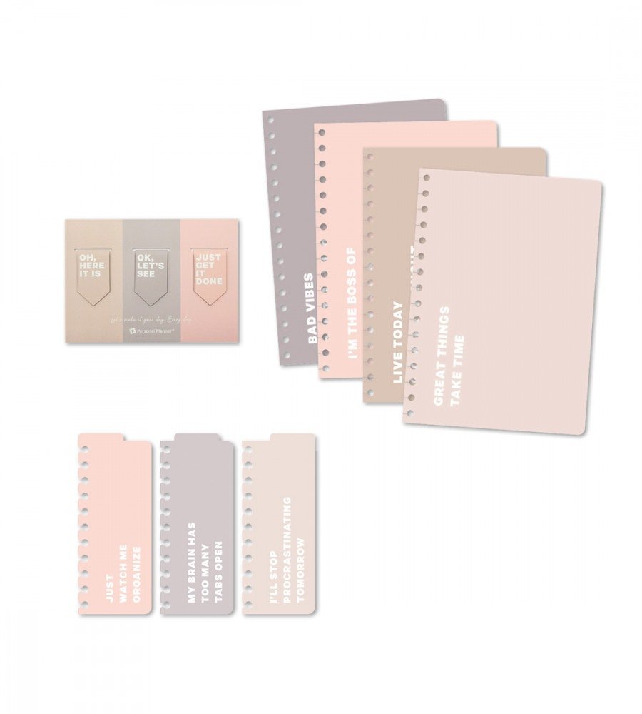 Kit Dusty Blush till almanacka - storlek A5 - Personal Planner