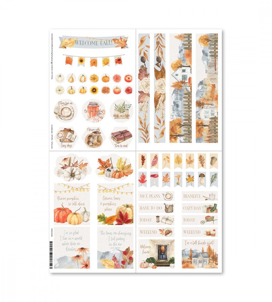 Klistermärken - All Year Round 8-pack - Personal Planner