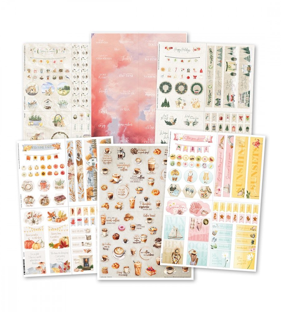 Klistermärken - Spread Happiness 6-pack - Personal Planner