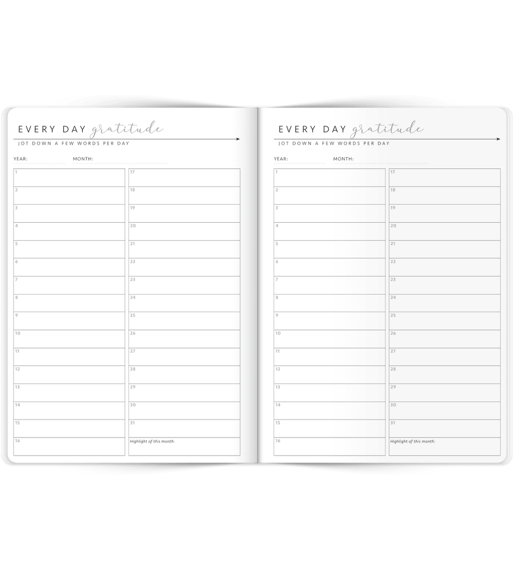 My Gratitude Journal - Personal Planner