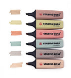 Överstrykningspennor - Stabilo Boss Original Nature Colors 6-pack - Personal Planner