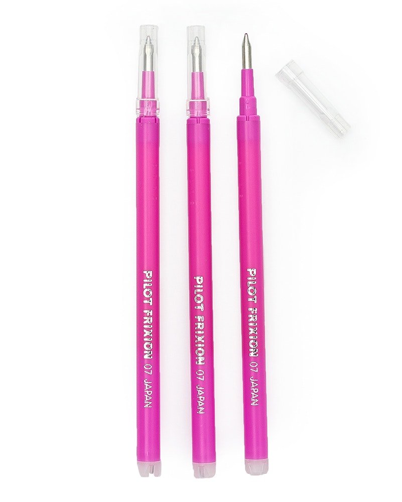 Refill Kulspetspenna - Pilot FriXion Clicker 0.7 - 3-pack - Personal Planner