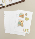 Refillsidor - Punkt-rutor 12-pack till systemkalender - storlek A5 - Personal Planner