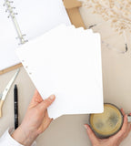 Refillsidor - Punkt-rutor 12-pack till systemkalender - storlek A5 - Personal Planner