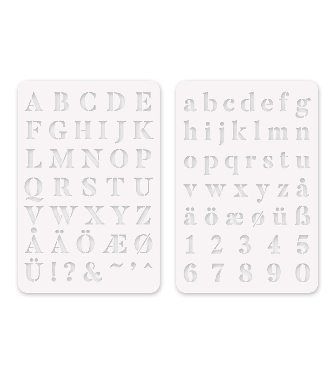 Stencils - Stencil Set - 2 pack