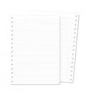 Snap in refillsidor - Linjerat 12-pack till almanacka - storlek A5 - Personal Planner