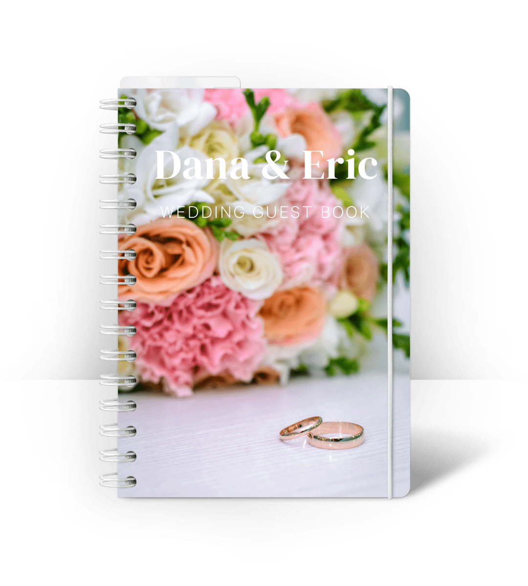 Spiralbindning A5 - Bröllopsgästbok - Personal Planner