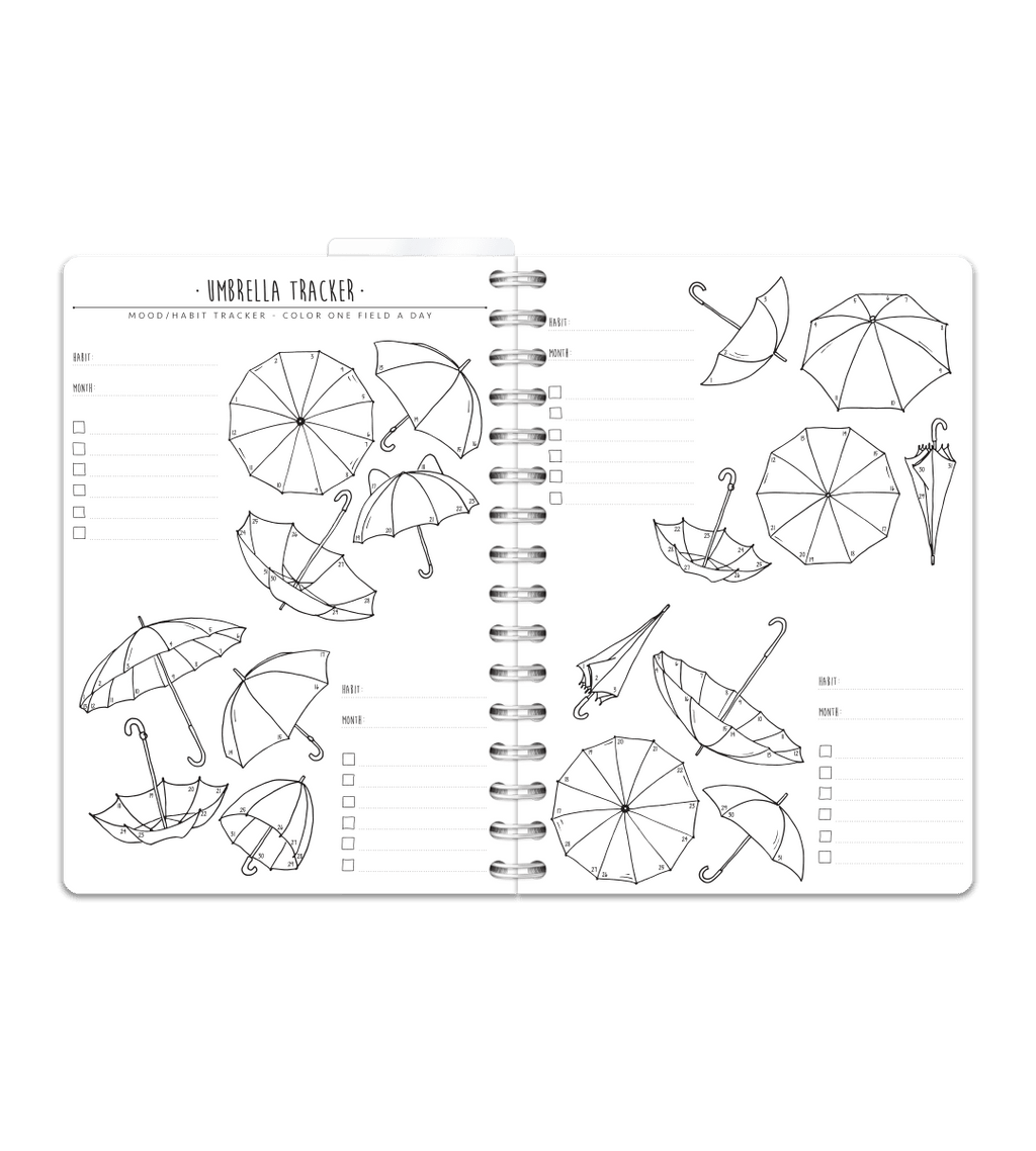 Spiralbindning A5 - Bullet Journal - Personal Planner