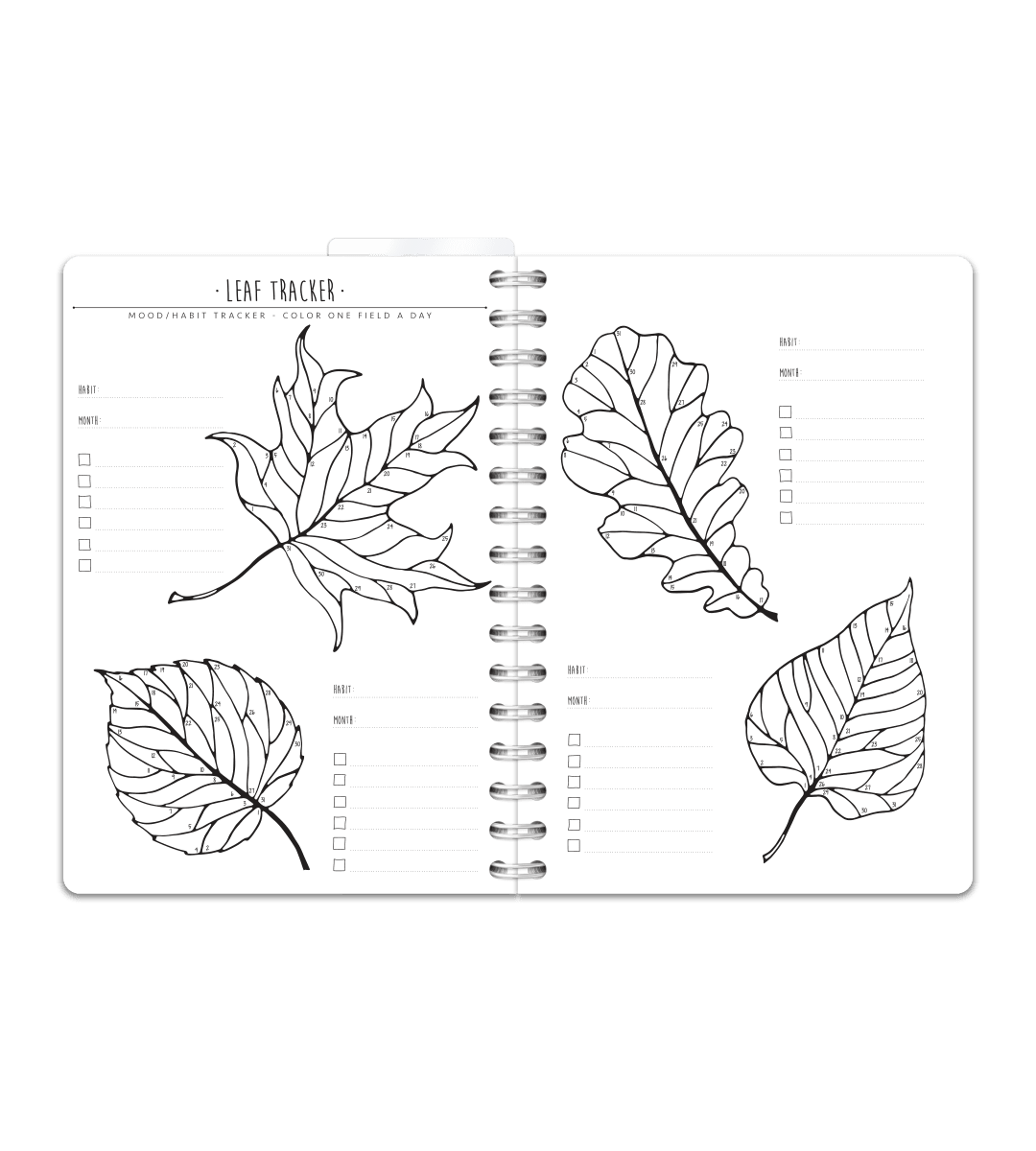 Spiralbindning A5 - Bullet Journal - Personal Planner