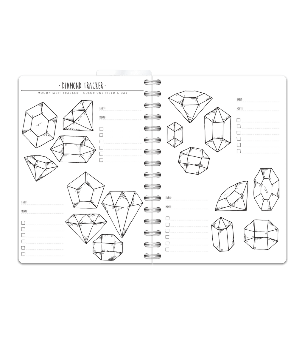 Spiralbindning A5 - Bullet Journal - Personal Planner