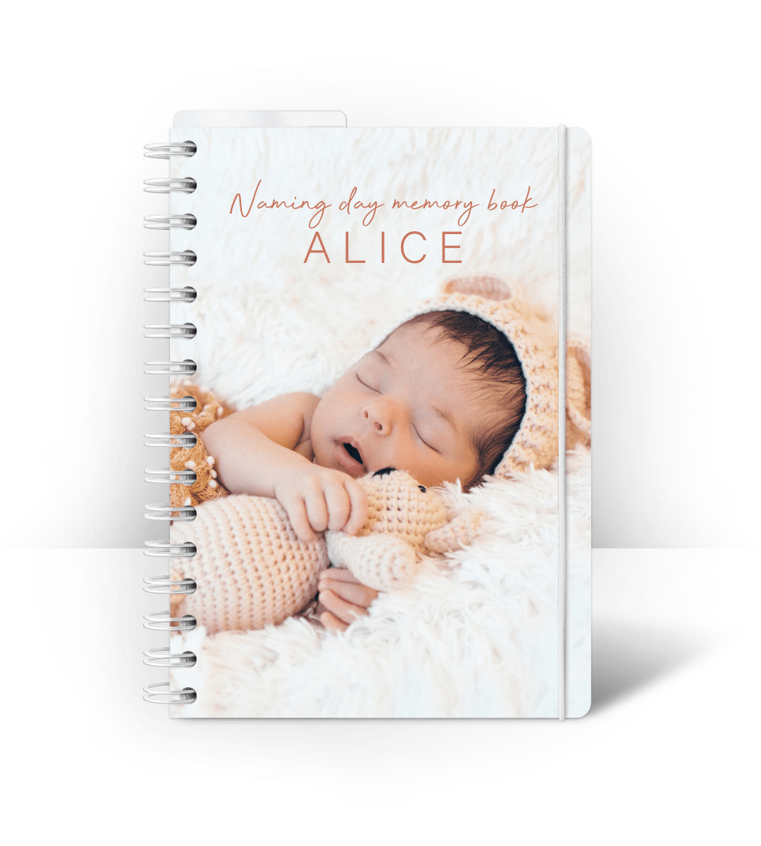 Spiralbindning A5 - Dopgästbok - Personal Planner