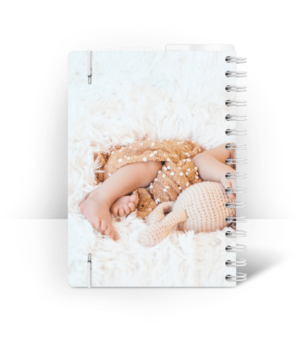 Spiralbindning A5 - Dopgästbok - Personal Planner