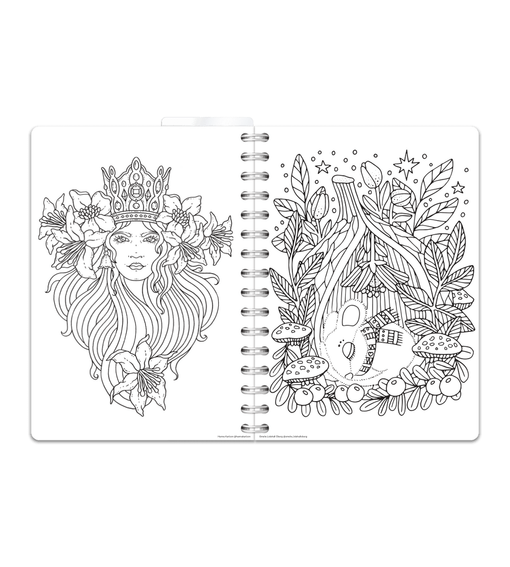 Spiralbindning A5 - Gästbok - Personal Planner