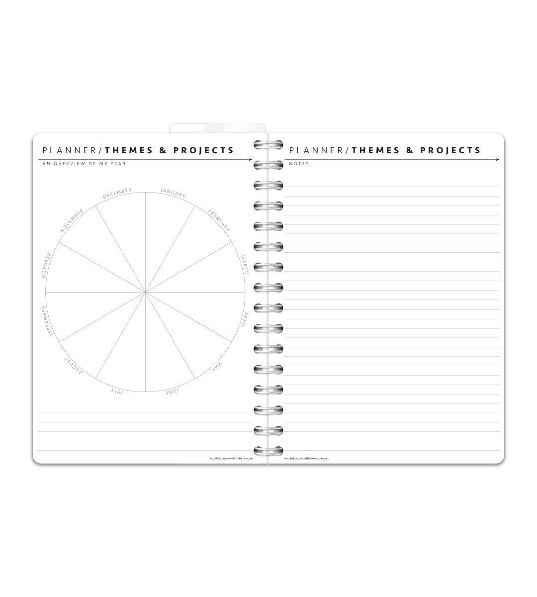 Spiralbindning A5 - Lärarkalender - Personal Planner