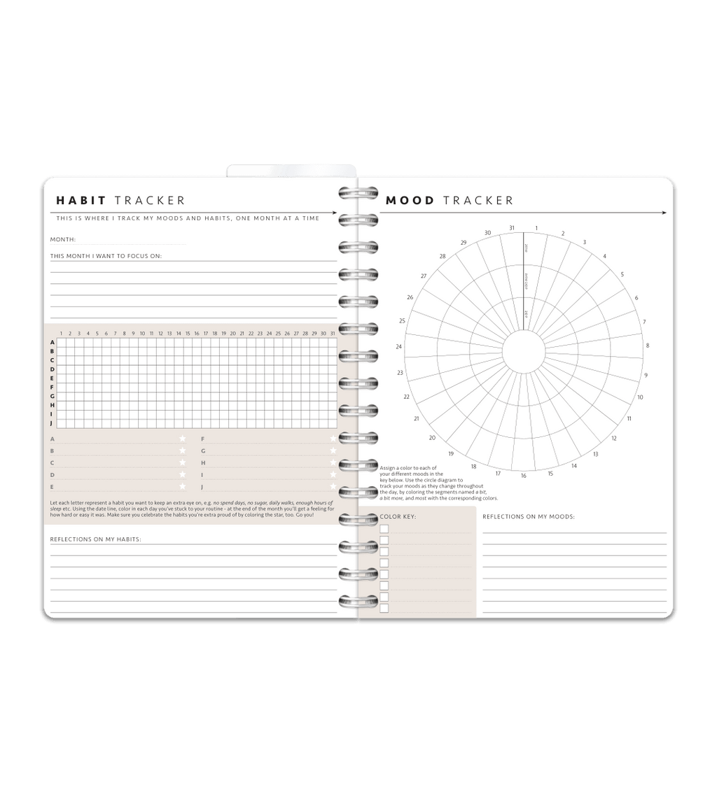 Spiralbindning A5 - Selfcare journal - Personal Planner