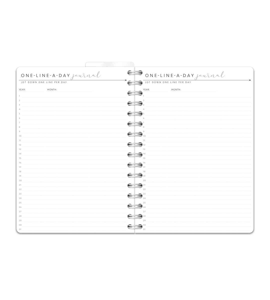 Spiralbindning A5 - Selfcare journal - Personal Planner
