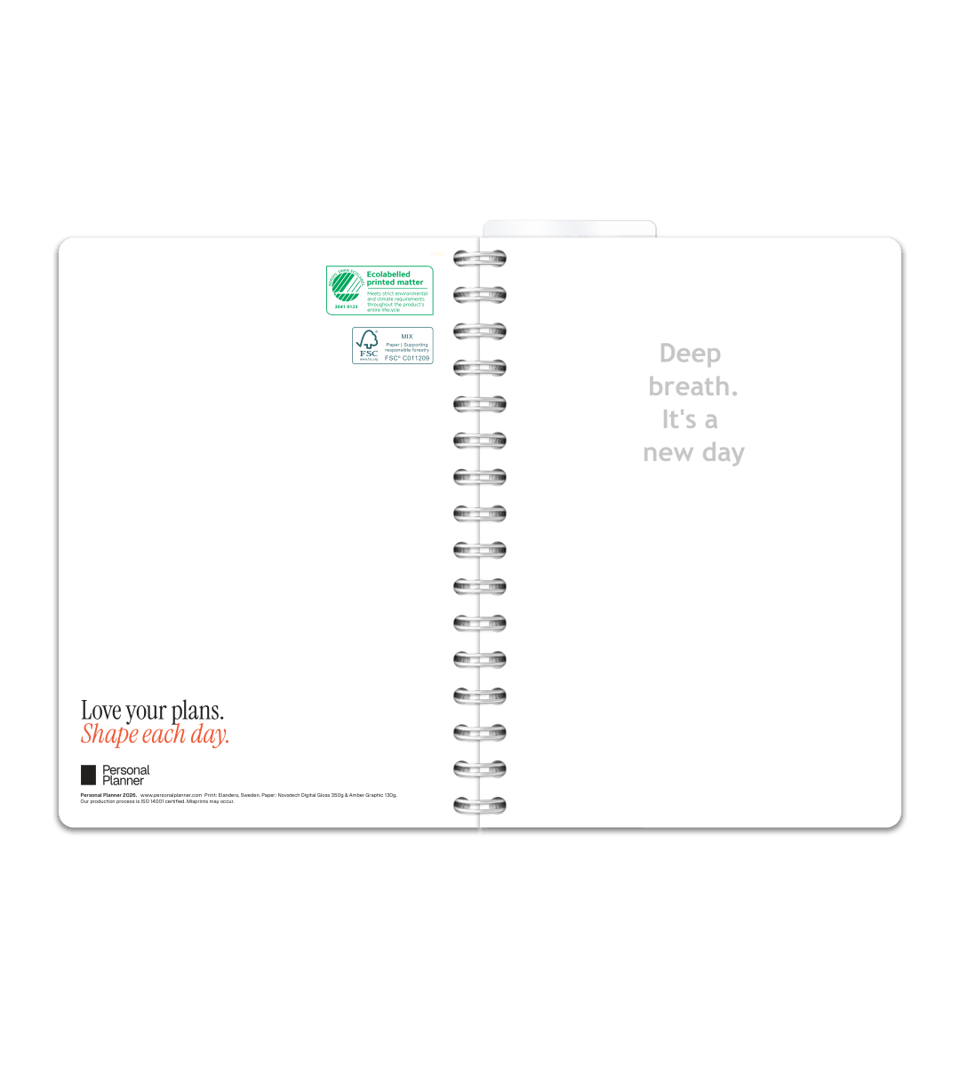 Spiralbindning A5 - Selfcare journal - Personal Planner