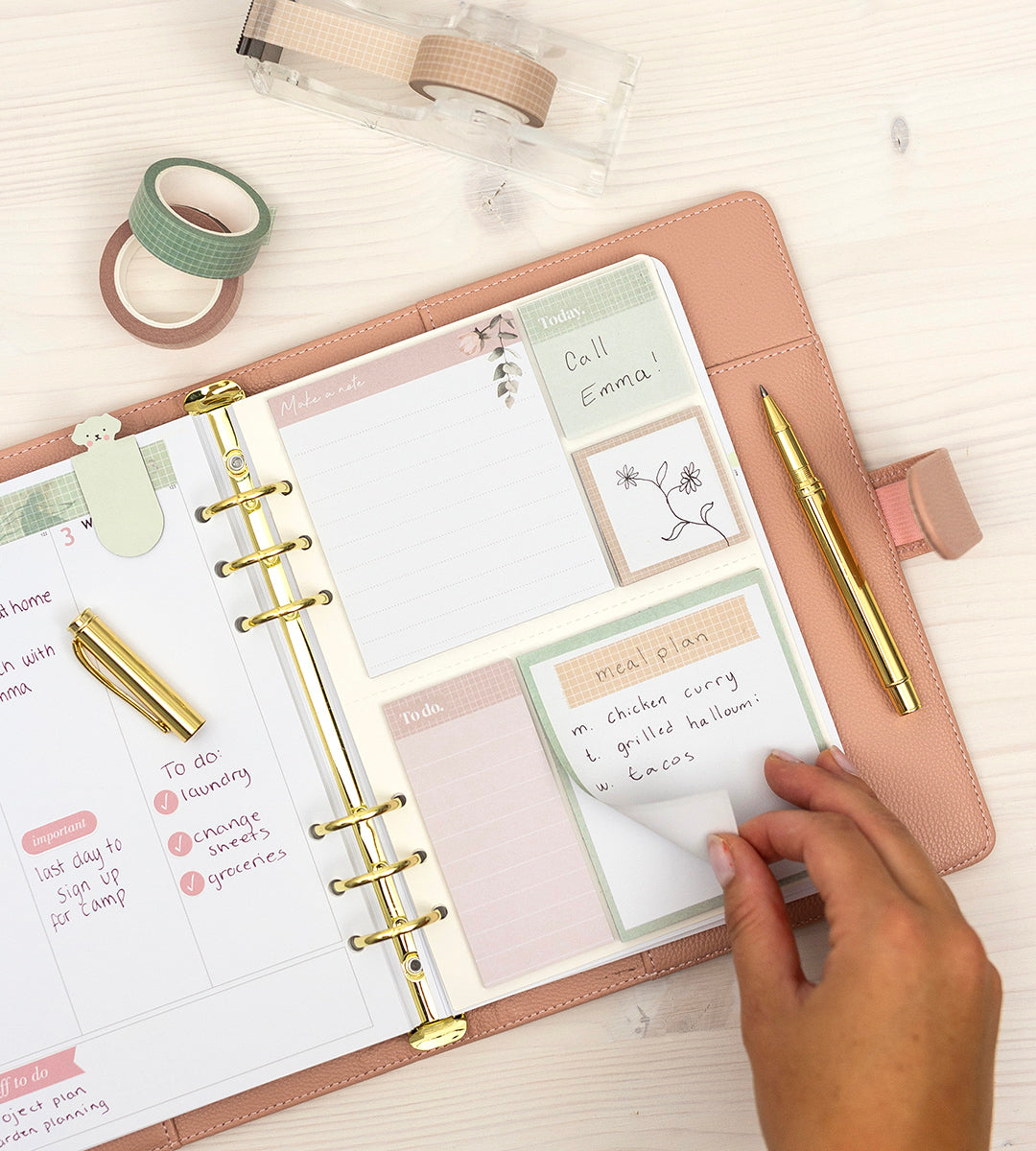 Sticky Notes - Sticky Notes for Organizer - Size A5