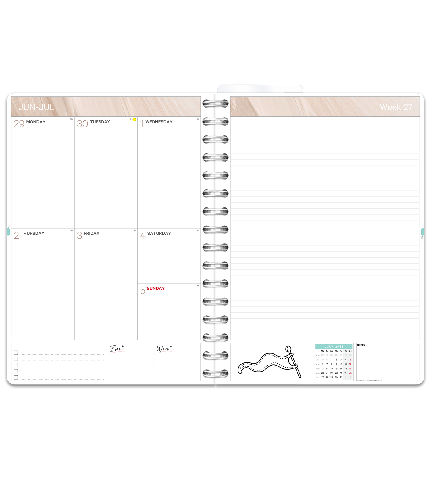 Student Planner - Spiral Binding A5