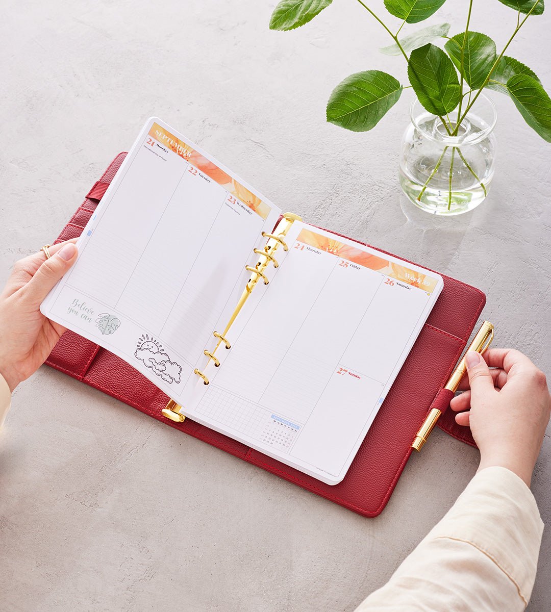 Systemkalender - Inlaga A5 - Personal Planner