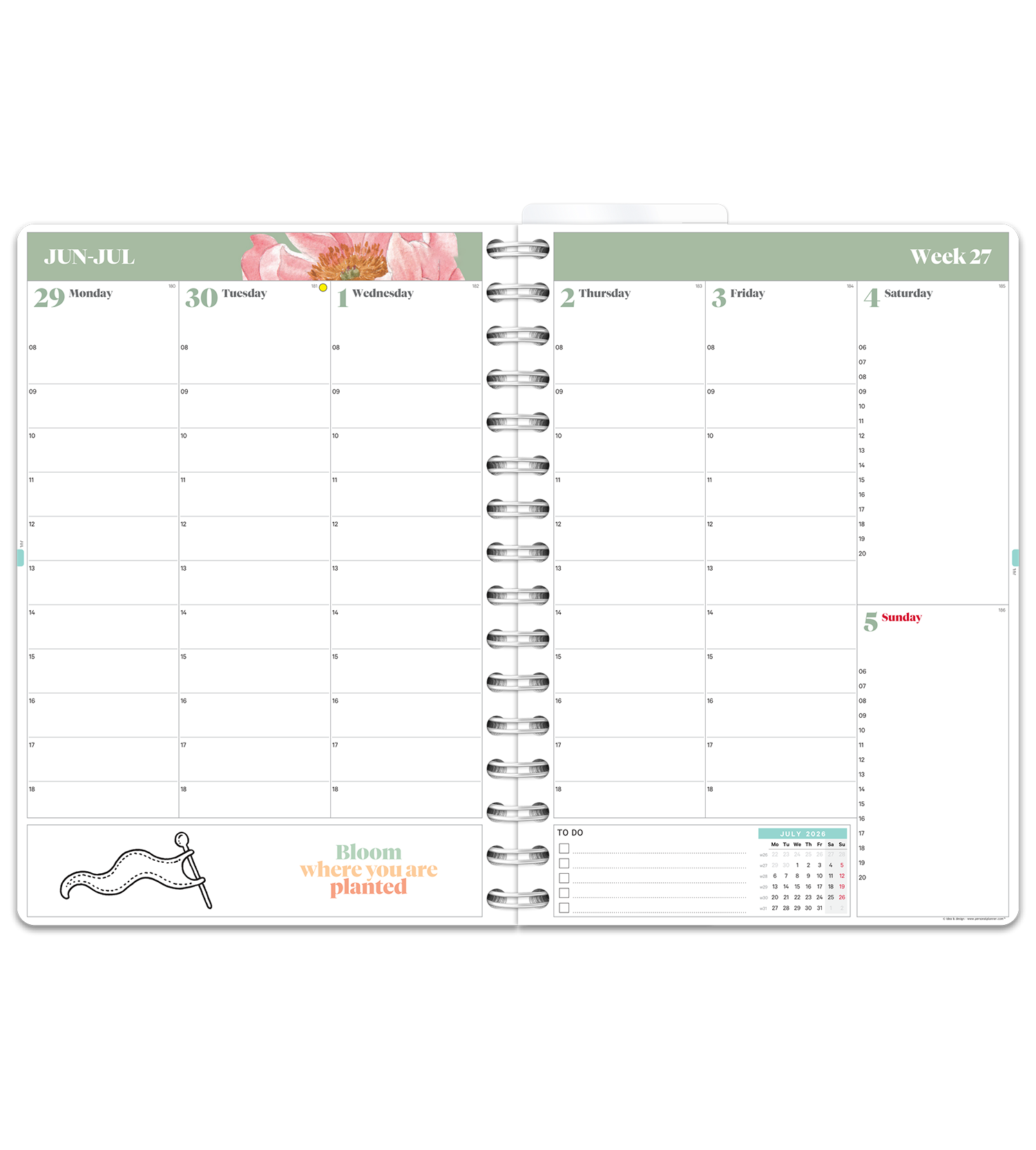 Teacher Planner - Spiral Binding A5